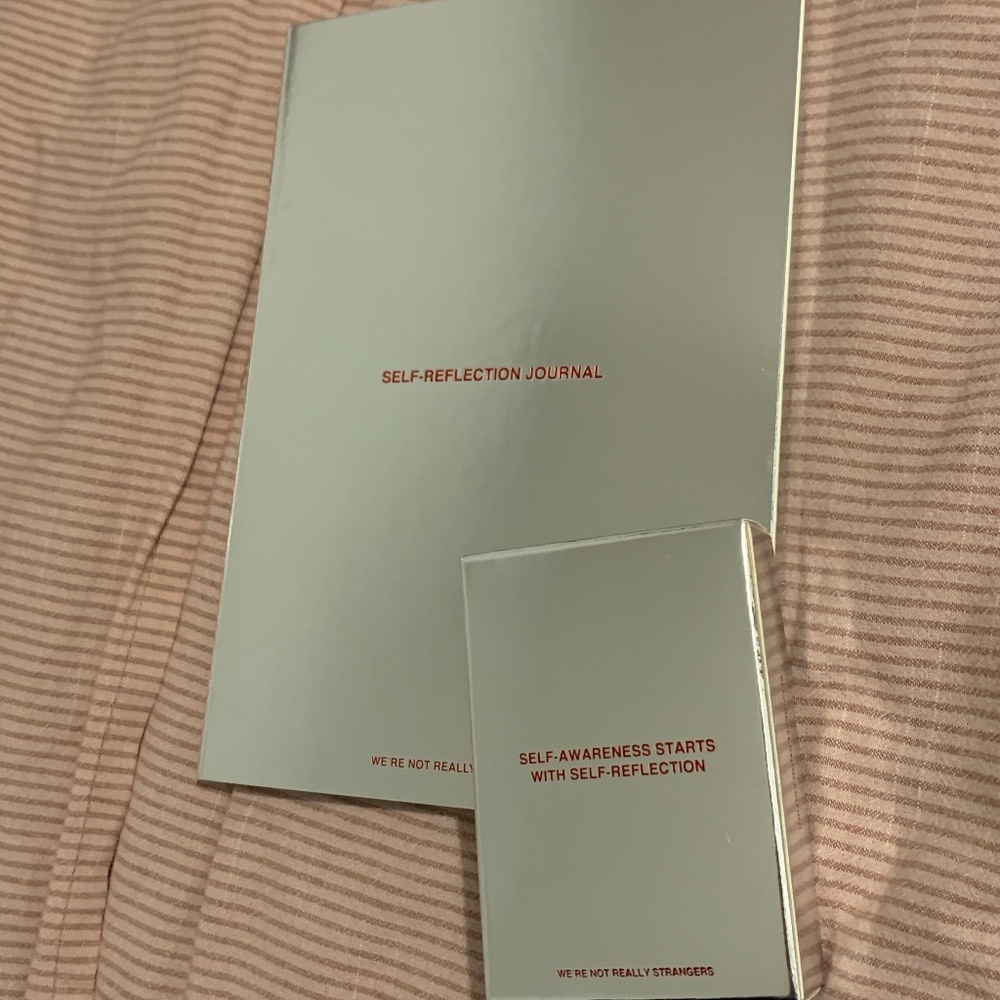 We're Not Really Strangers Self Reflection Journal